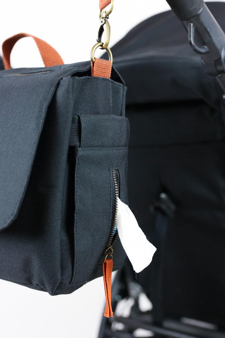 Baby on Board Mini'z Bag pelenkázó táska fekete,szürke