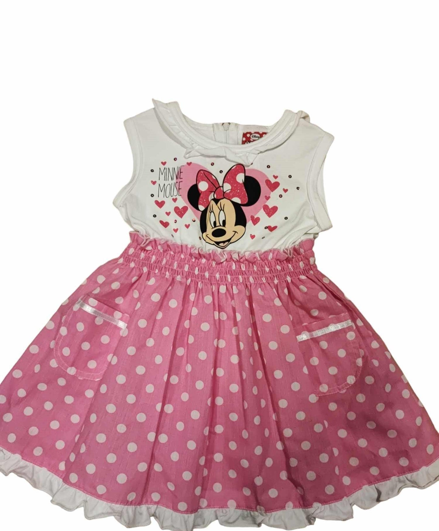 Disney Minnie kislányruha 92,80,80 színes,86