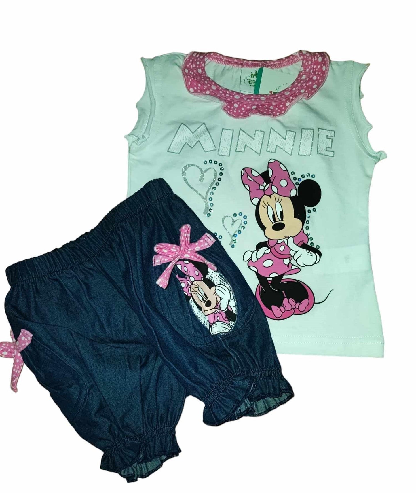 Disney Minnie Mouse kislányos nyári szett 80,110,116,104