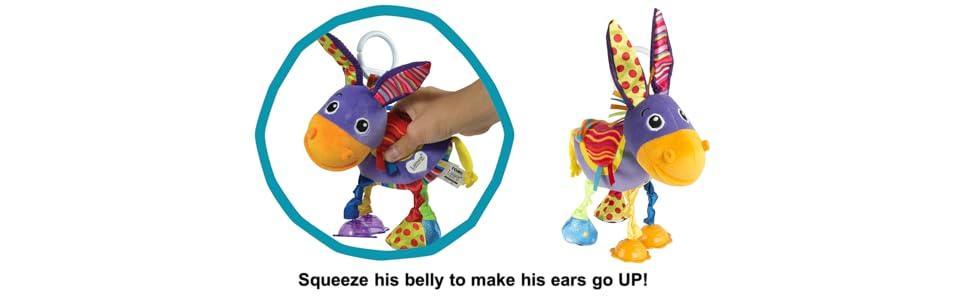 Tomy Lamaze Squeezy a csacsi plüss játék - BBLOVE | Bababolt és webshop
