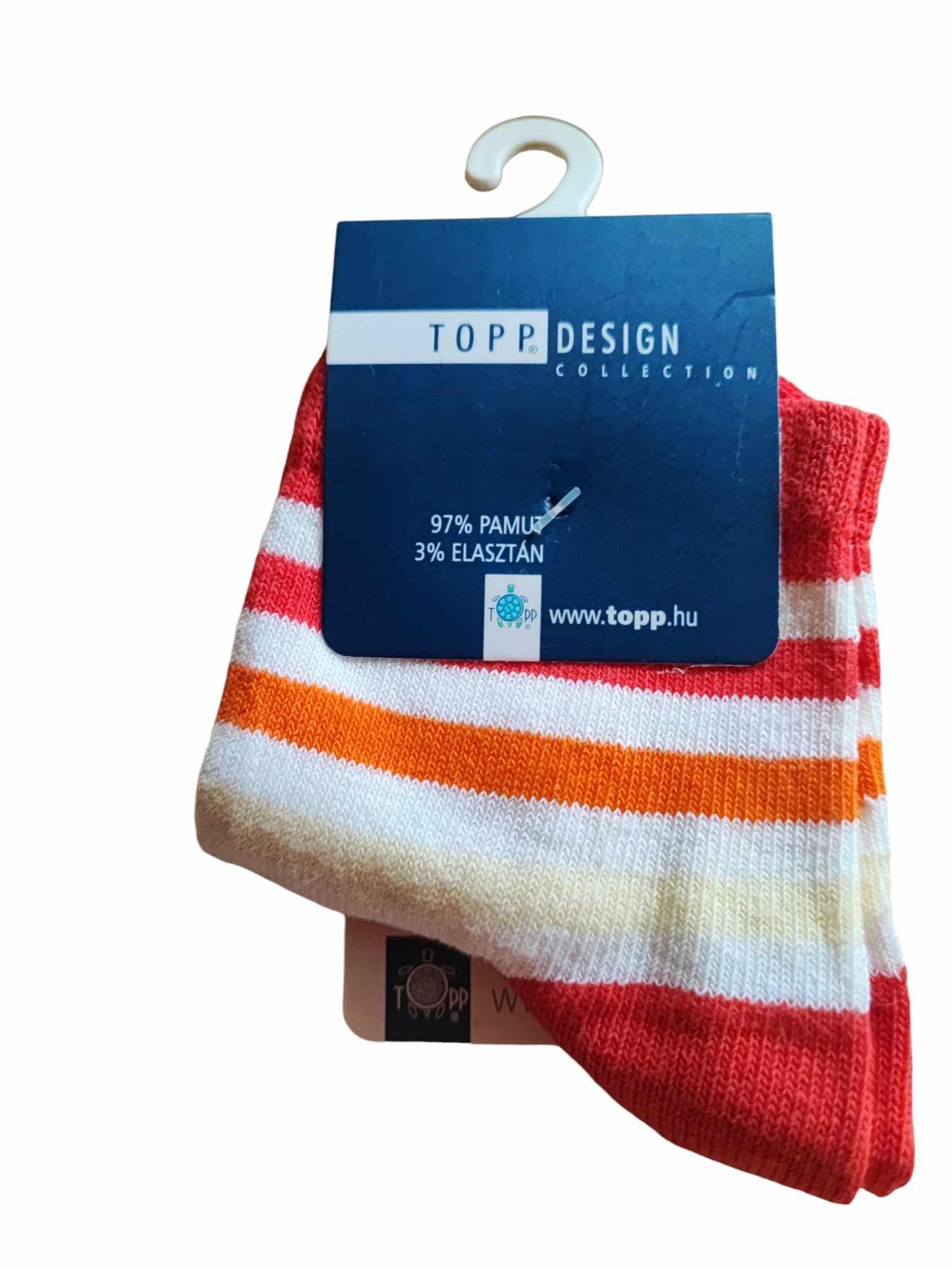 Topp Design Collection kisgyerek bokazokni piros /n.sárga