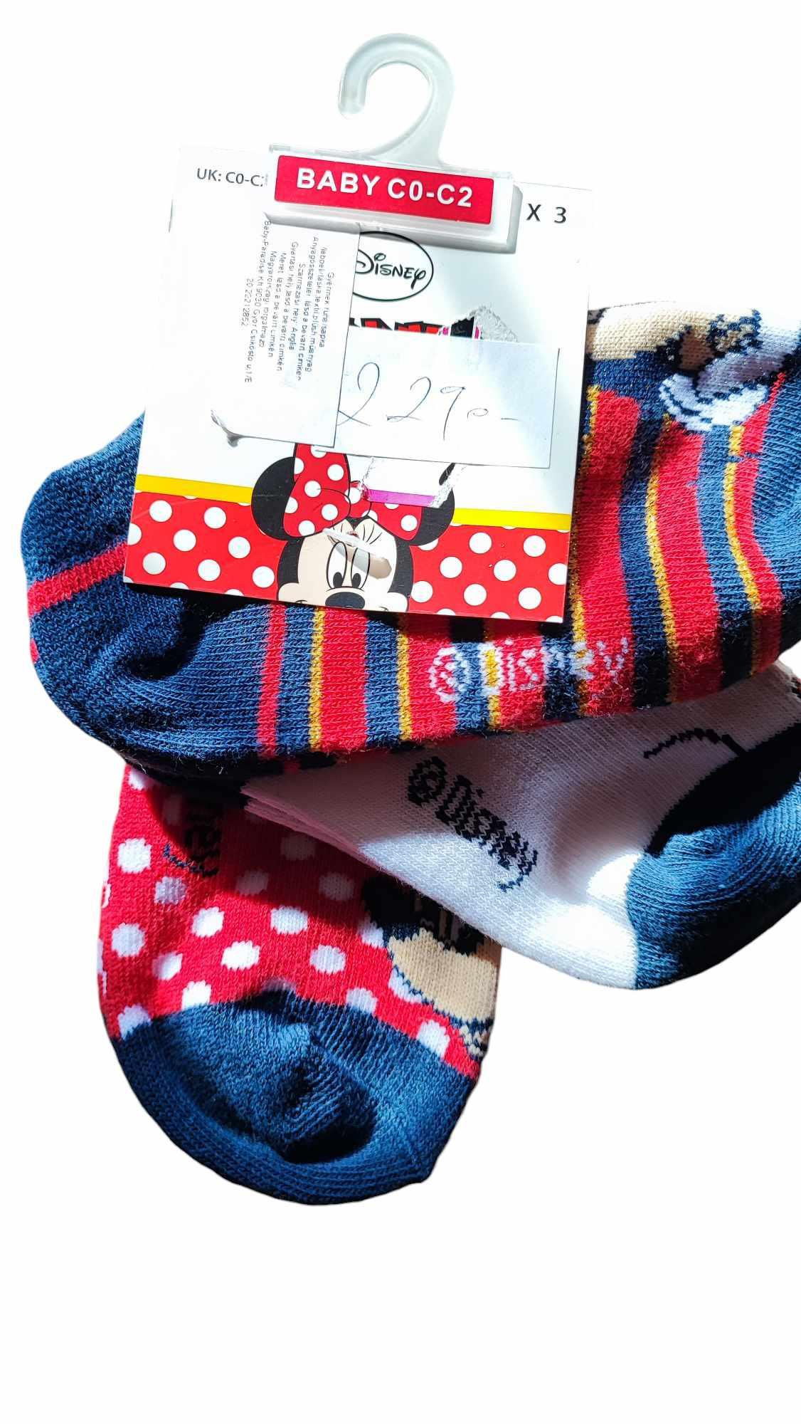 Disney Minnie kislány bokazokni szett