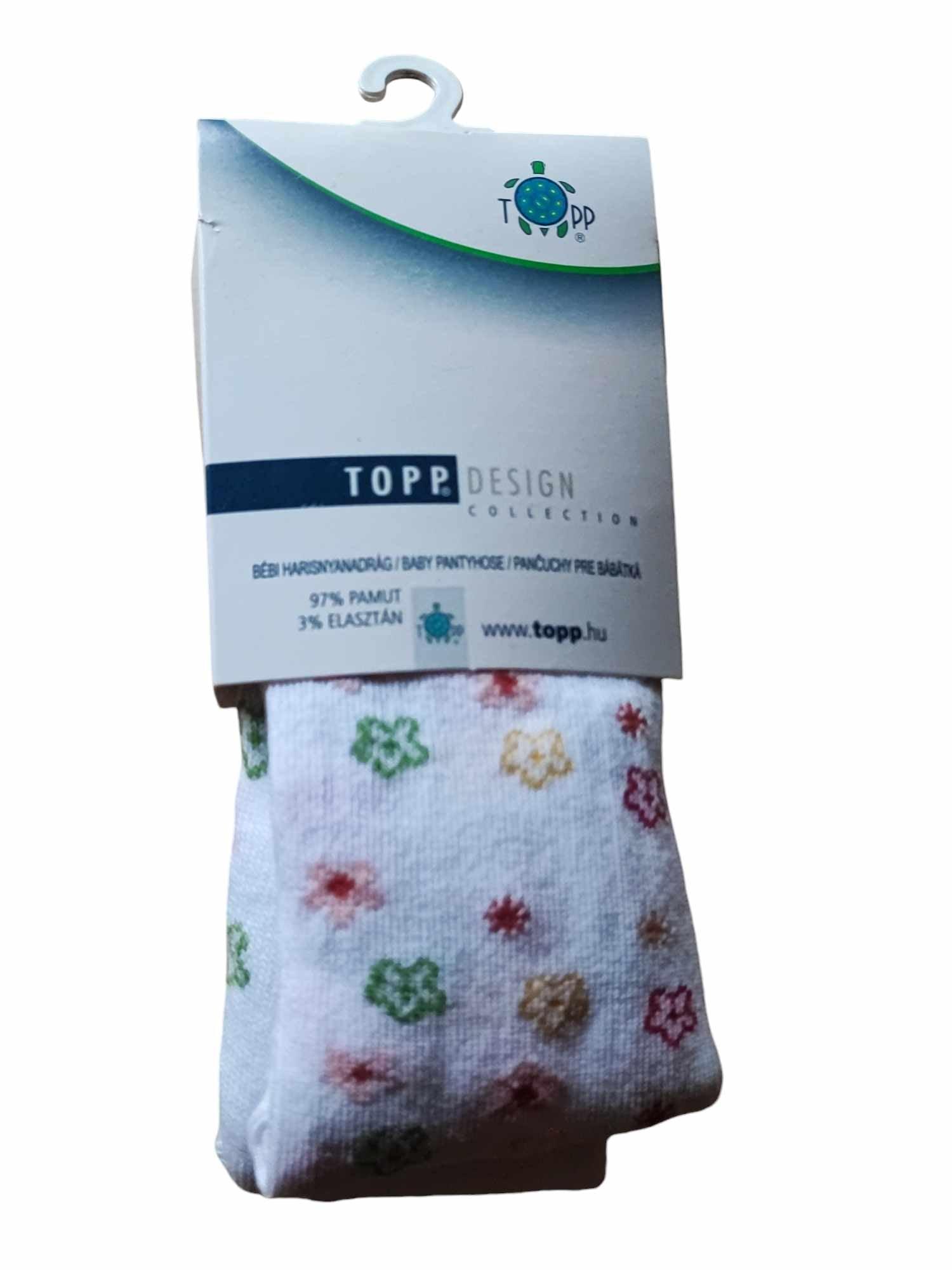 Topp Design Collection kisbaba harisnya apró virámintás 80-86