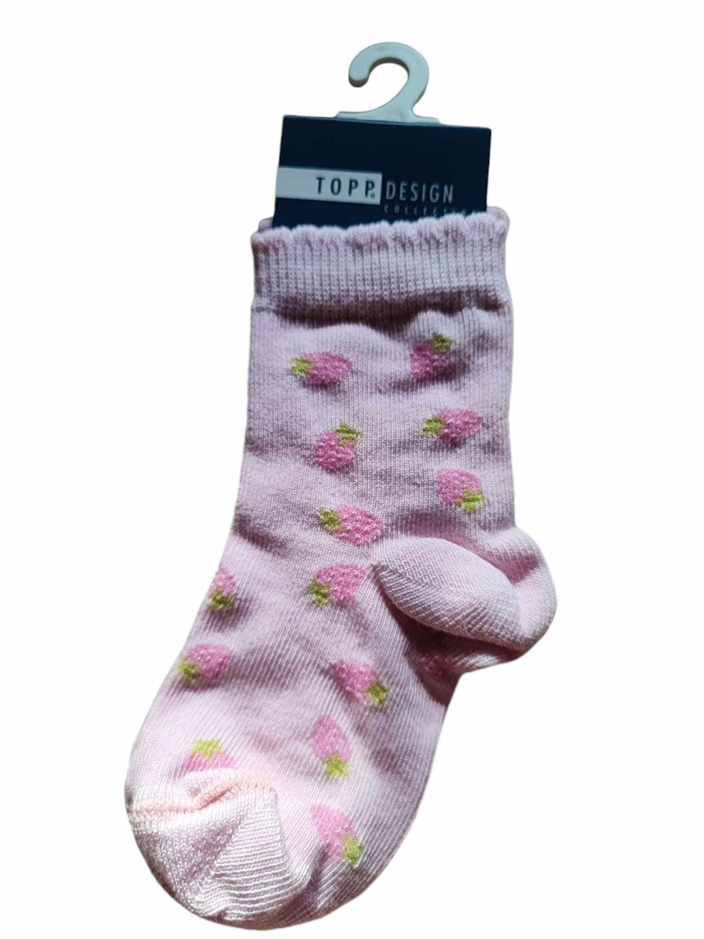 Topp Design Collection kislány zokni epres