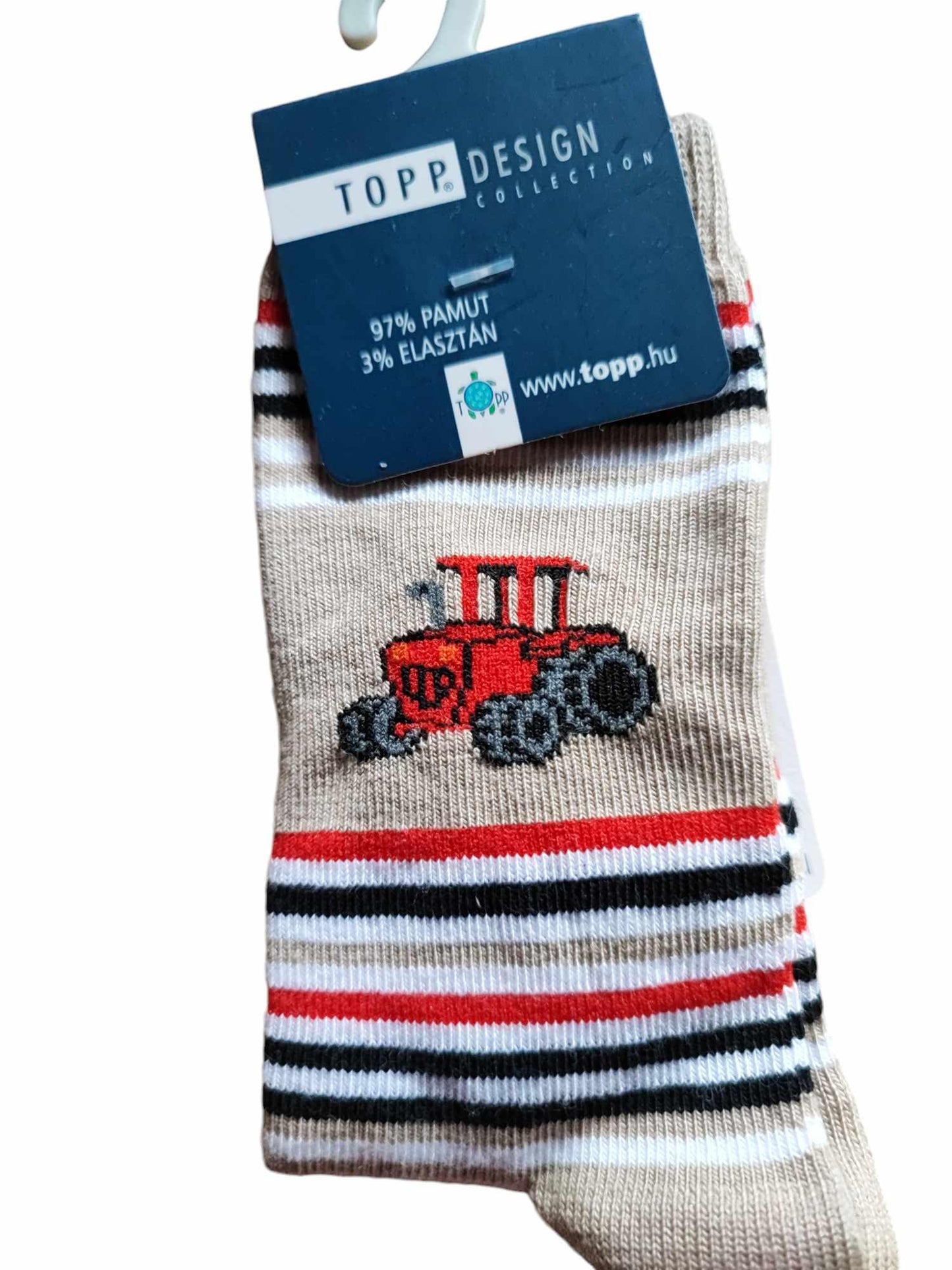 Topp Design Collection térdzokni traktoros 1-2