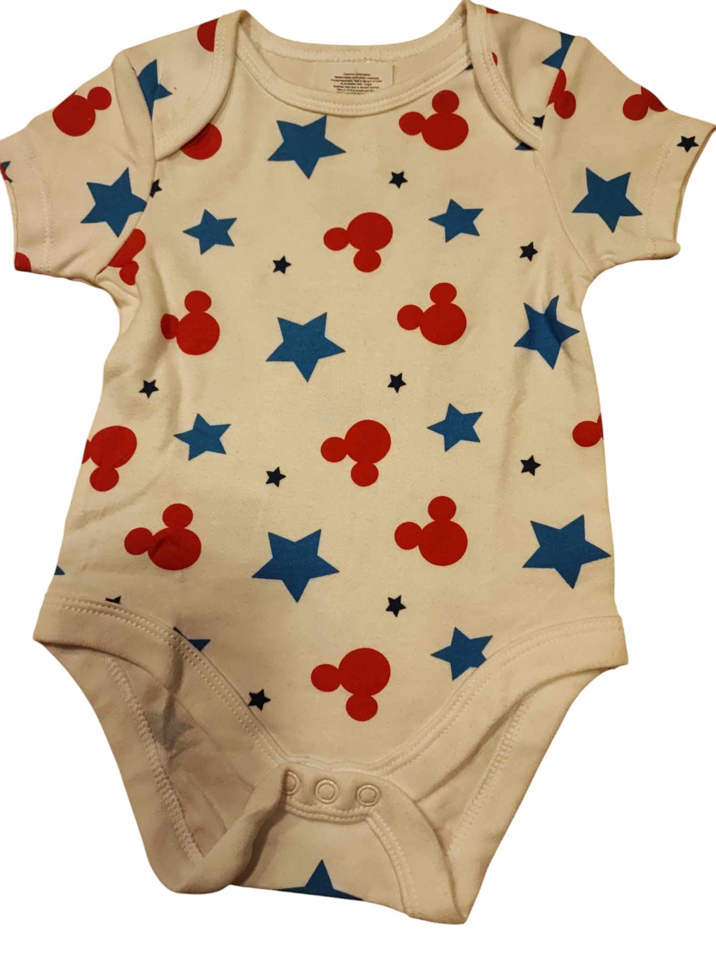 Disney baby Mickey mouse body mintás 6-9 hó