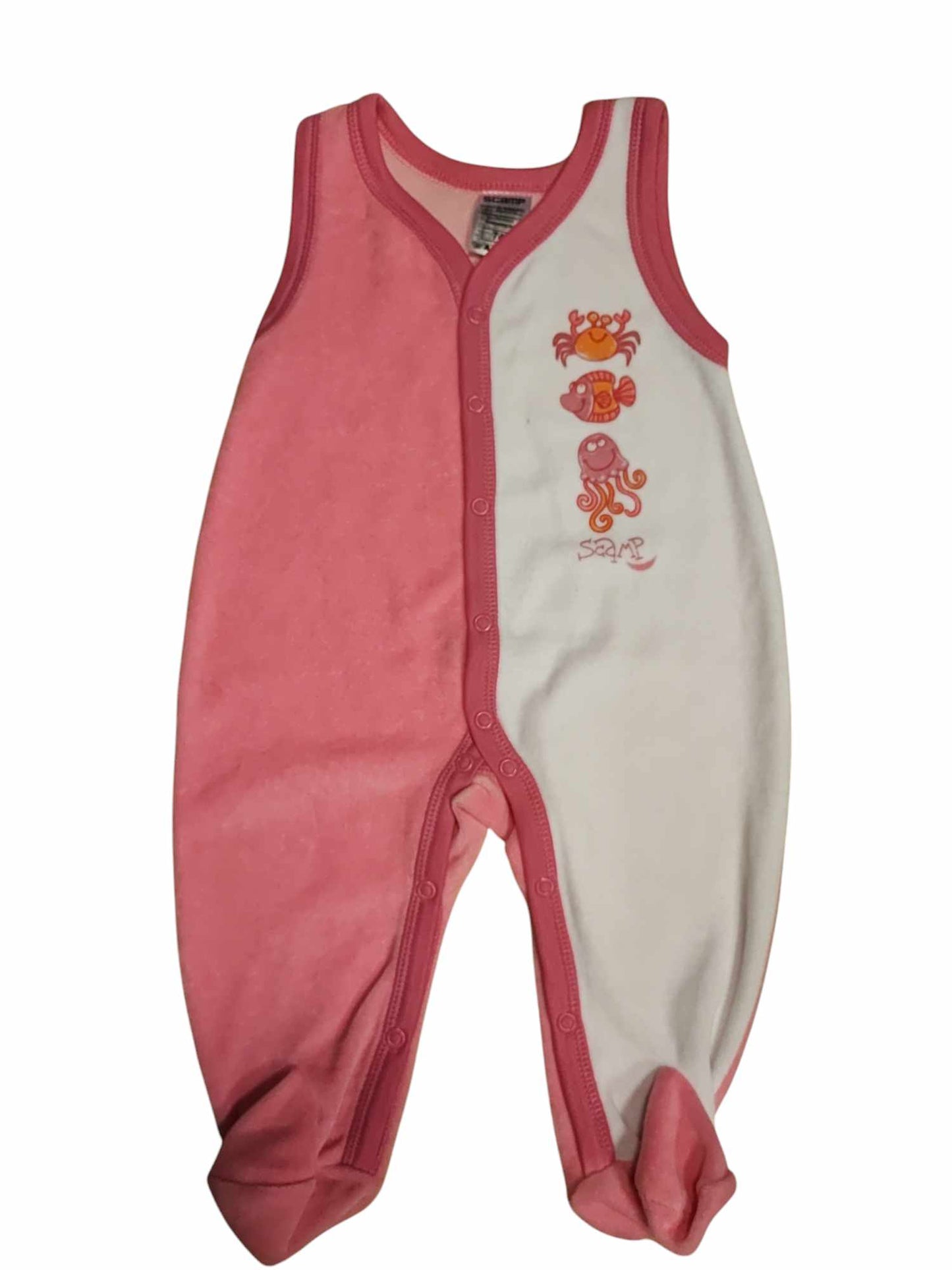 Scamp ujjatlan plüss rugdalózó