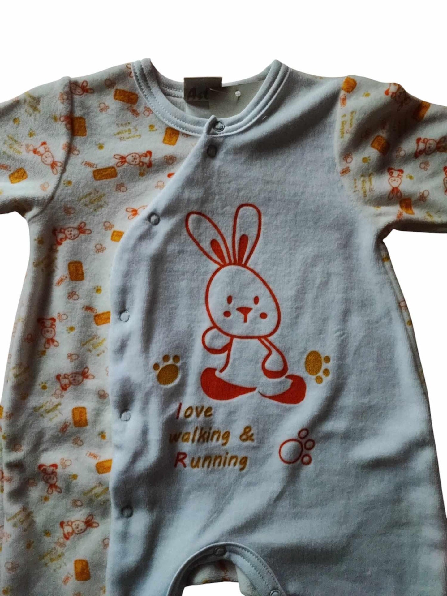 Nyuszis plüss rugdalózó - BBLOVE | Bababolt és webshop