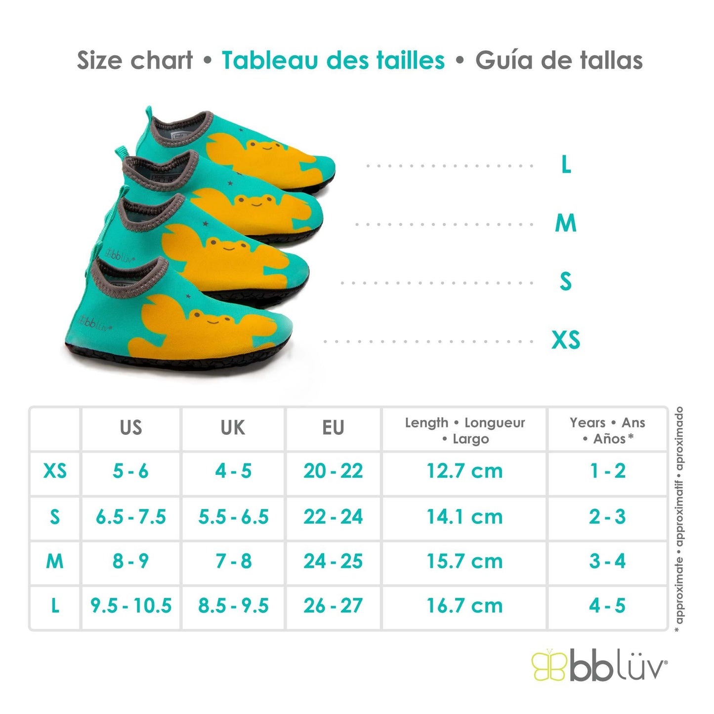 Bblüv Shoöz strandcipő 26-27 / aqua,20-22 / aqua,20-22 / szürke,22-24 / aqua,22-24 / szürke,24-25 / szürke,24-25 / aqua,26-27 / szürke