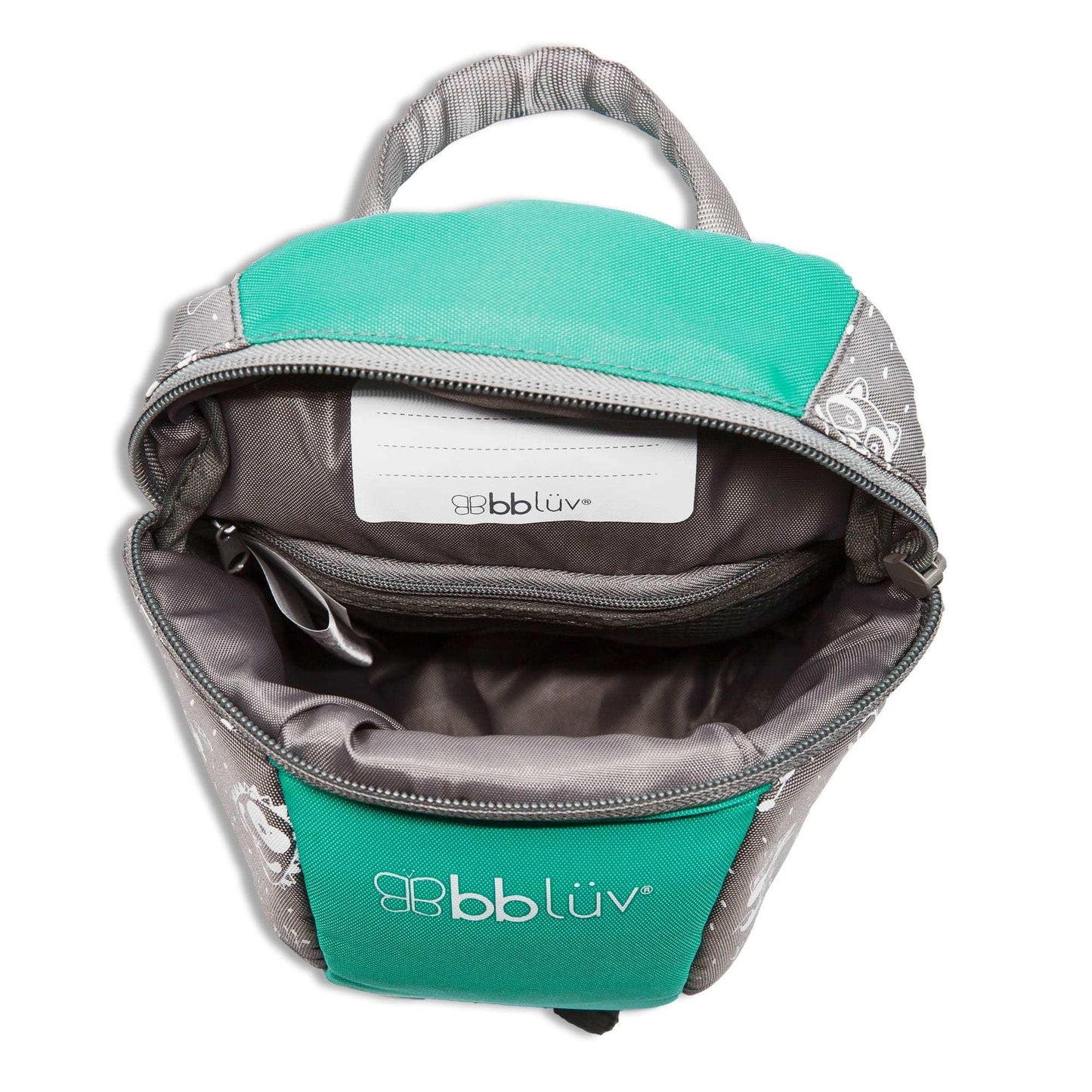 Bblüv Pak hátizsák hevederrel aqua,lime,pink
