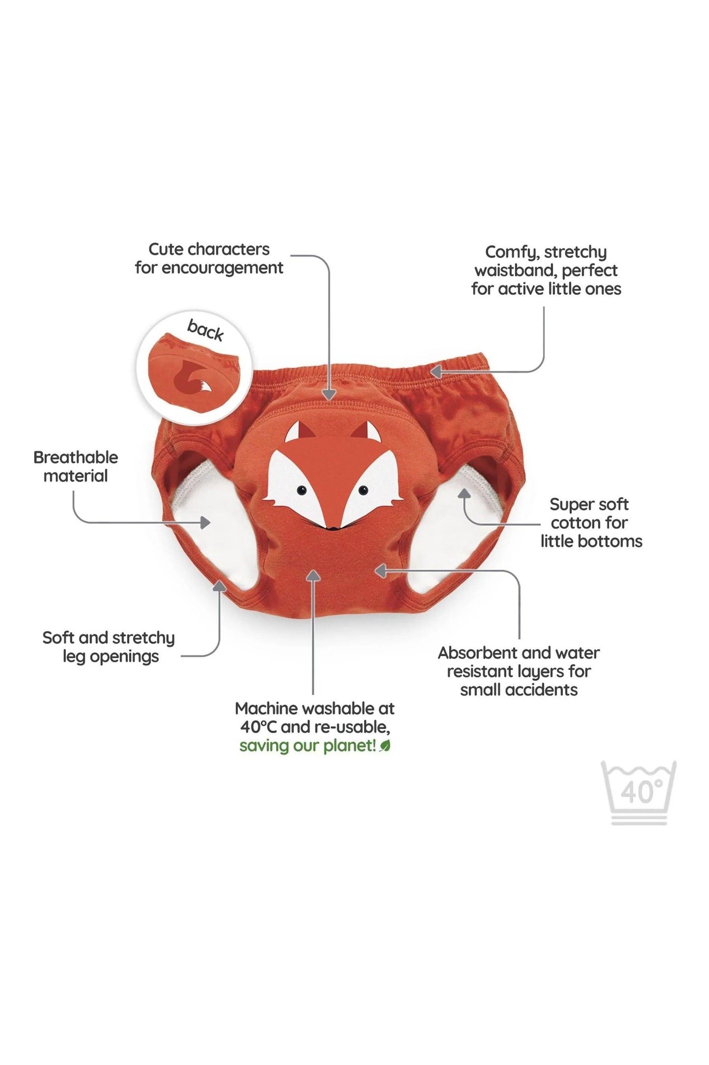 My Carry Potty Training leszoktató bugyi cica 18-24 hó,dino - pink 2-3 éves,pingvin 2-3 éves,róka 2-3 éves,róka 18-24 hó,cica 2-3éves