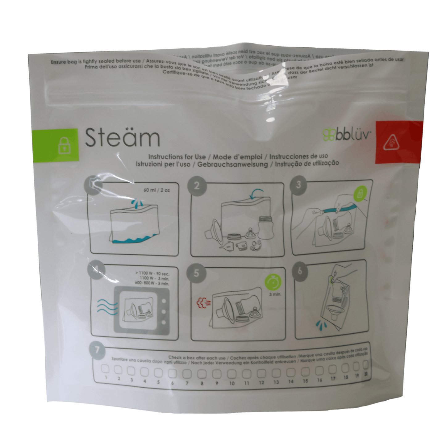 Bblüv Steam sterilizáló zacskó