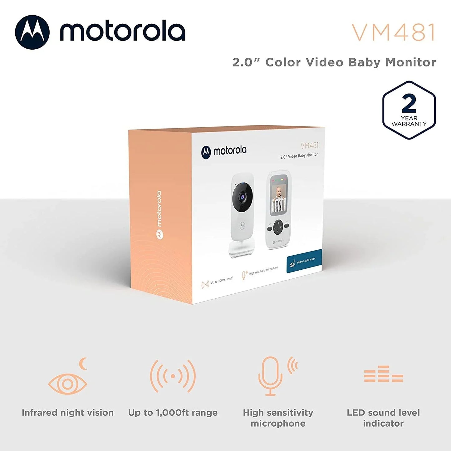 Motorola VM 481 kamerás babaőrző - BBLOVE | Bababolt és webshop