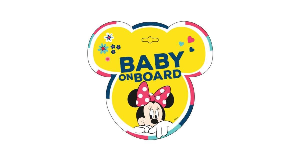 Disney Minnie /Mickey Baby on board tábla - BBLOVE | Bababolt és webshop