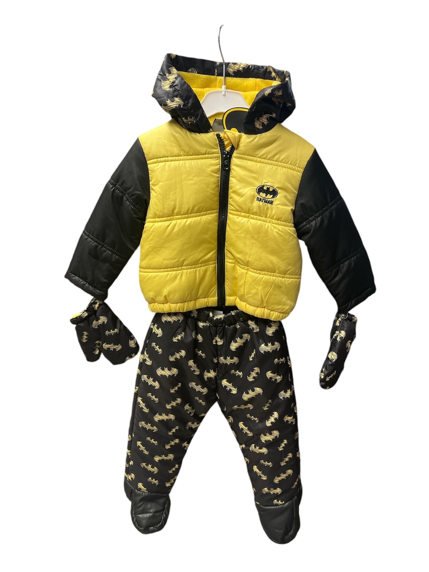 Batman 3 részes bébi téli szett 6-9 hónap,9-12 hónap
