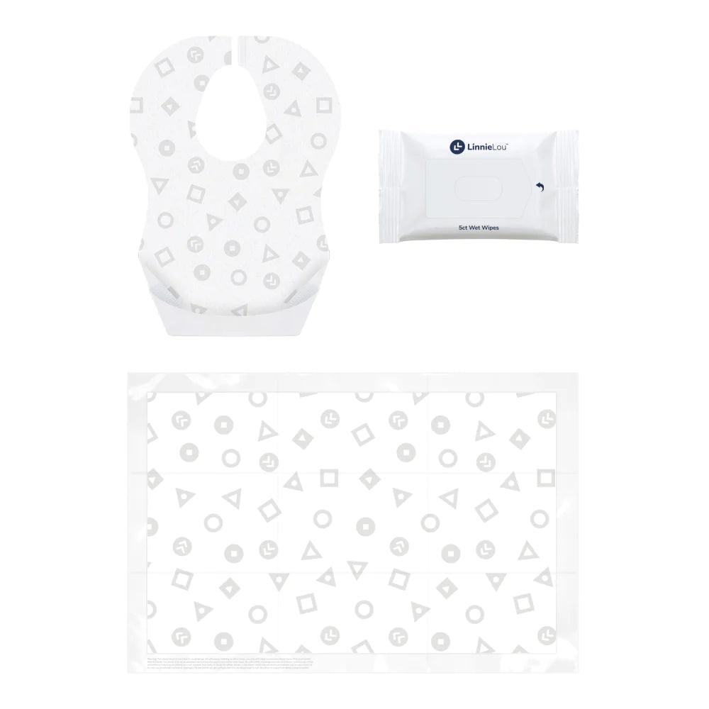 LinnieLou 3 az 1 eldobható etetési szett - BBLOVE | Bababolt és webshop