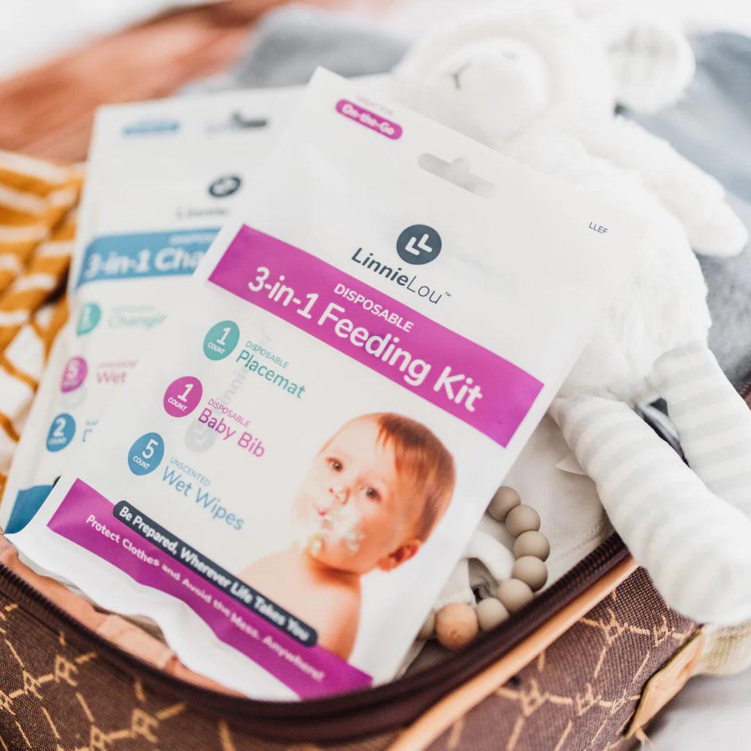 LinnieLou 3 az 1 eldobható etetési szett - BBLOVE | Bababolt és webshop