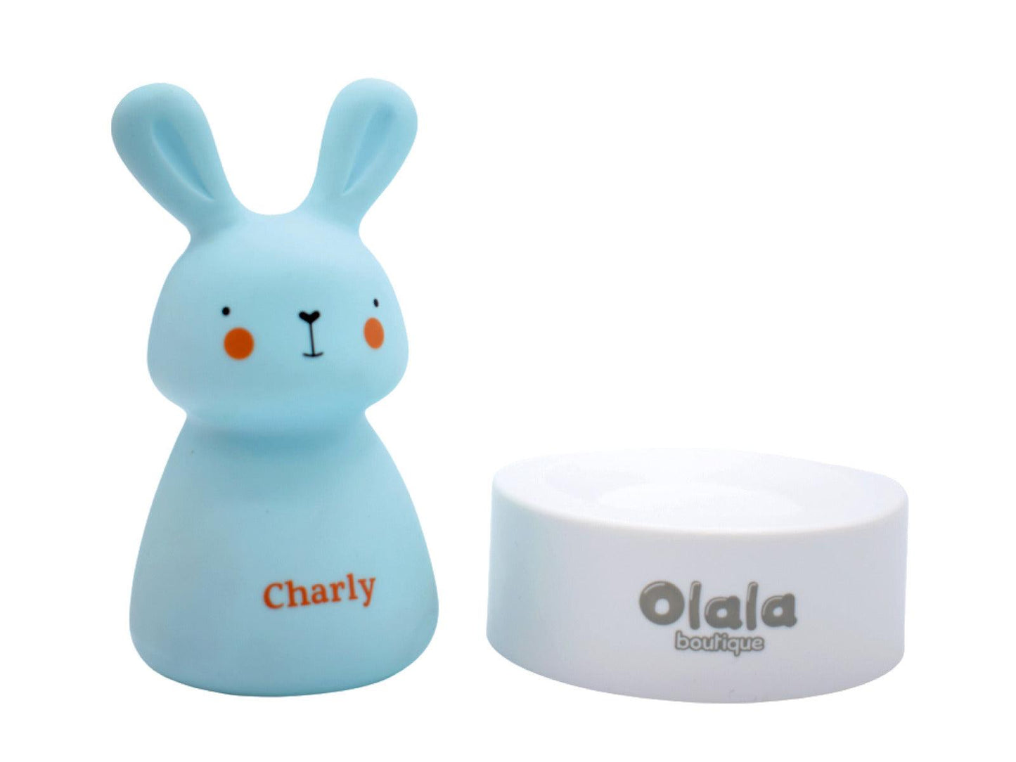 Olala Rabbit solo éjszakai fény fehér,kék,pink