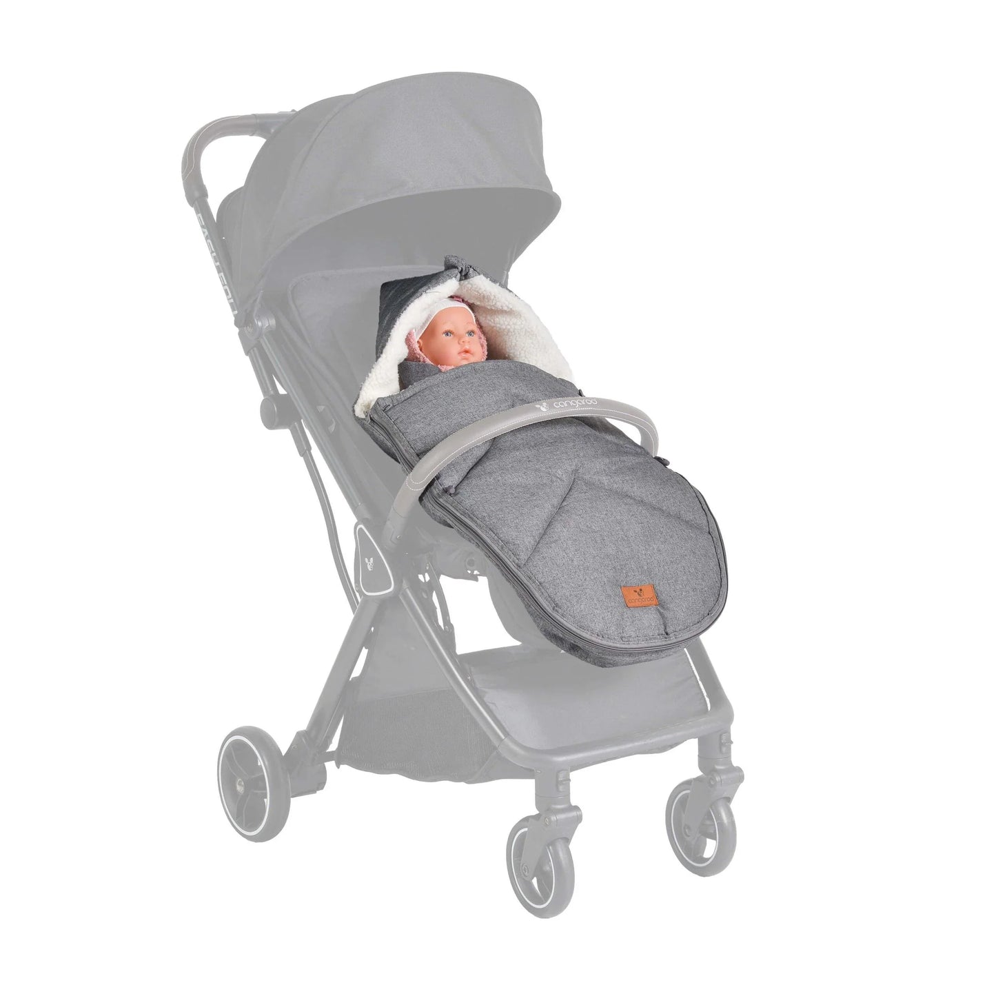 Cangaroo Luxe téli vastag bundazsák babakocsiba - BBLOVE | Bababolt és webshop