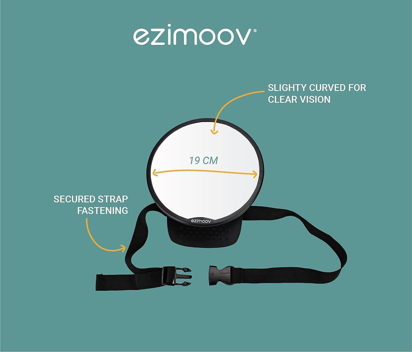 Ezimoov Mirror Round kör alakú autós babatükör