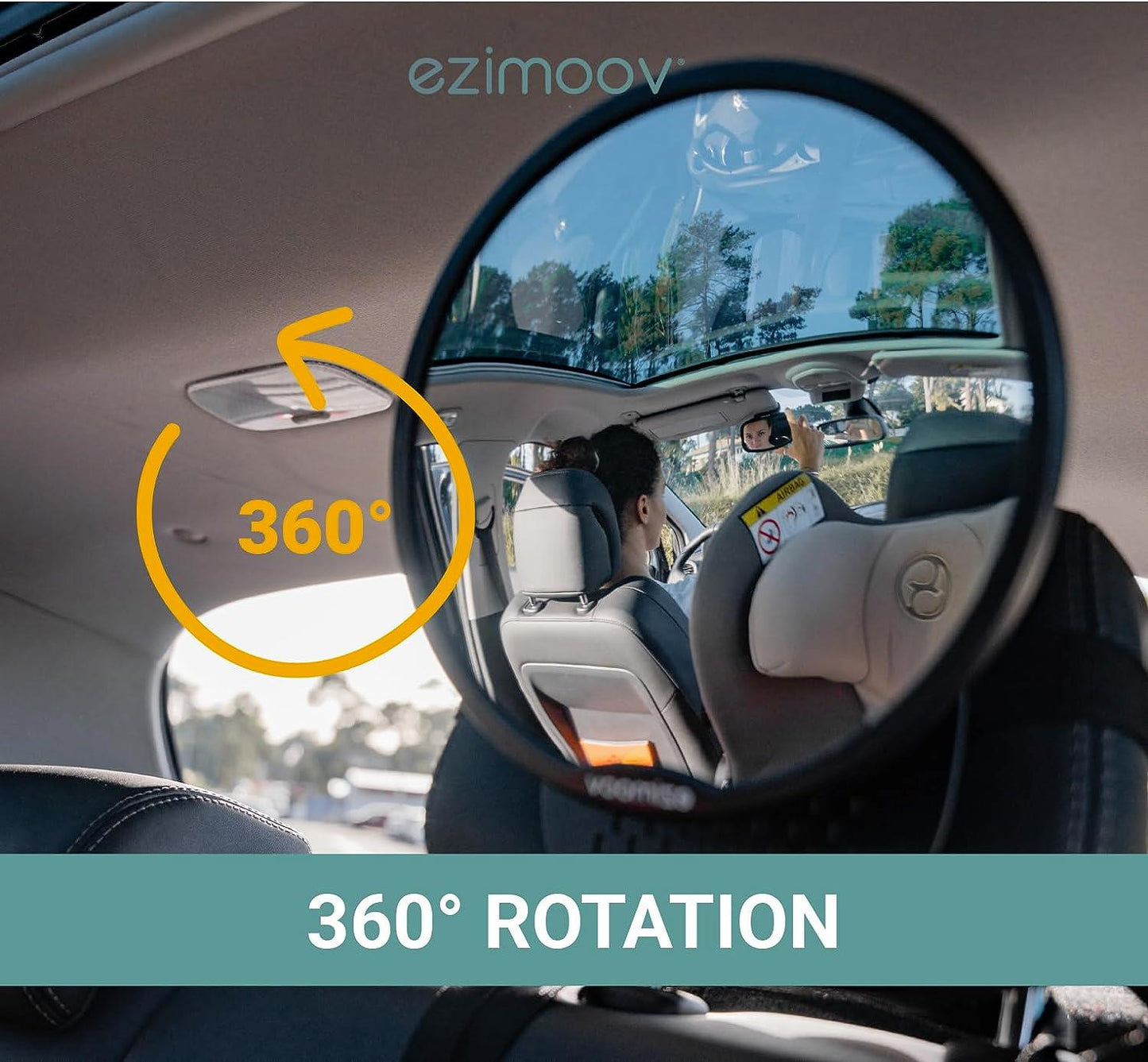Ezimoov Mirror Round kör alakú autós babatükör