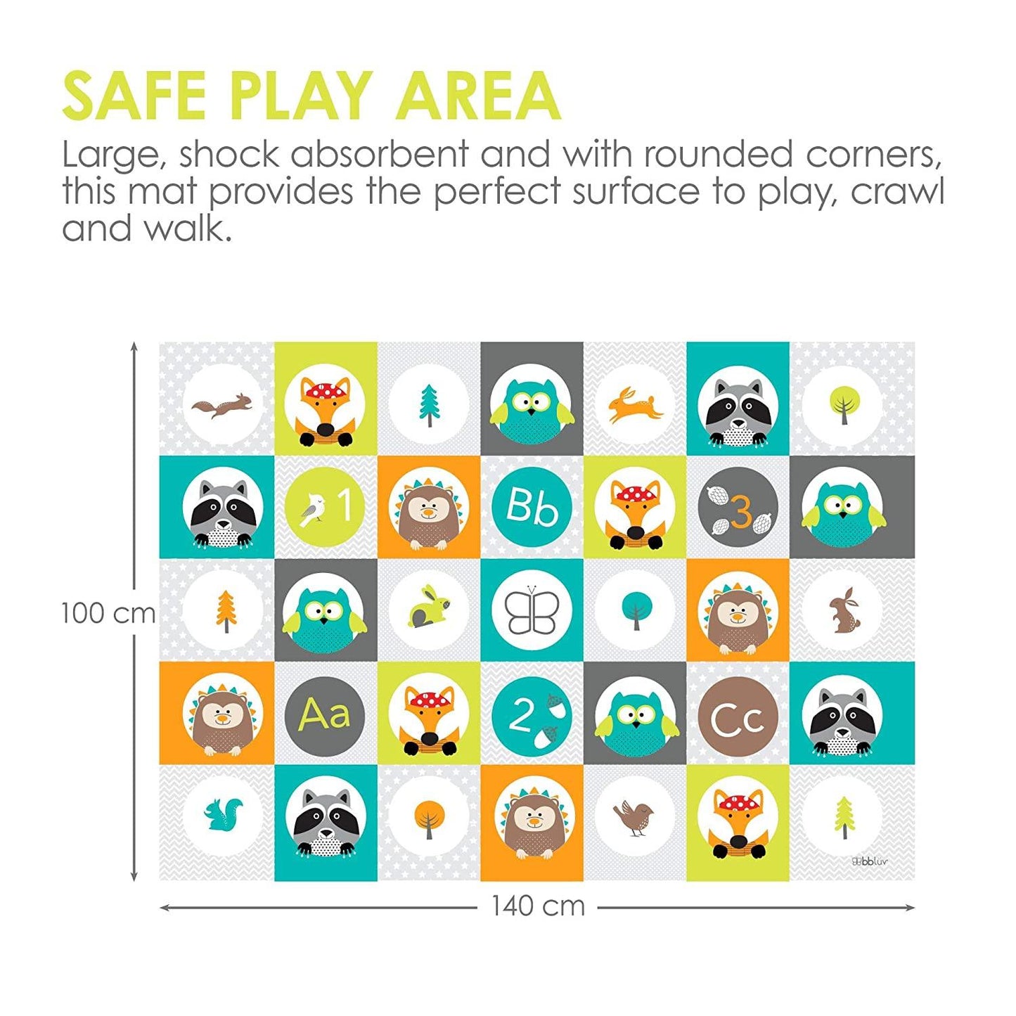 Bblüv Mülti játszószőnyeg miles,tiles