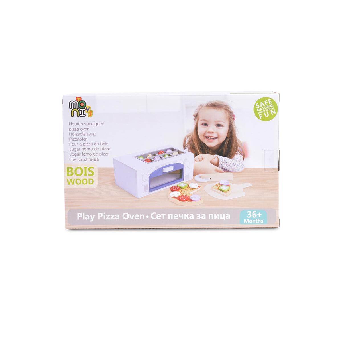 Moni Wooden pizza készítő játék fából