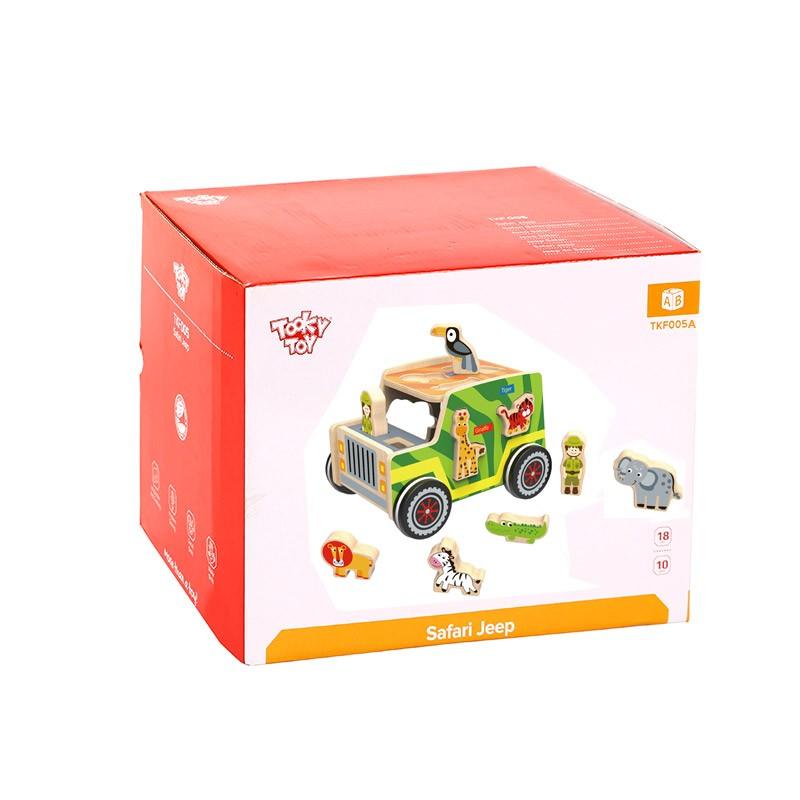 Tooky Toy Safari jeep fa puzzle