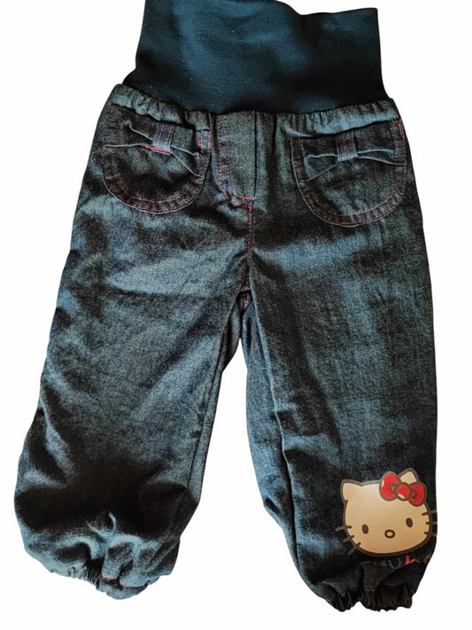 Hello Kitty bélelt farmernadrág