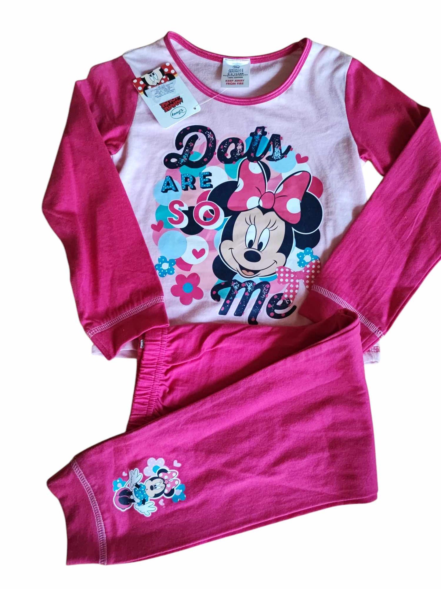 Kisgyerek  pizsama szett Minnie Mouse 3-4 éves,Minnie Mouse 2-3 éves