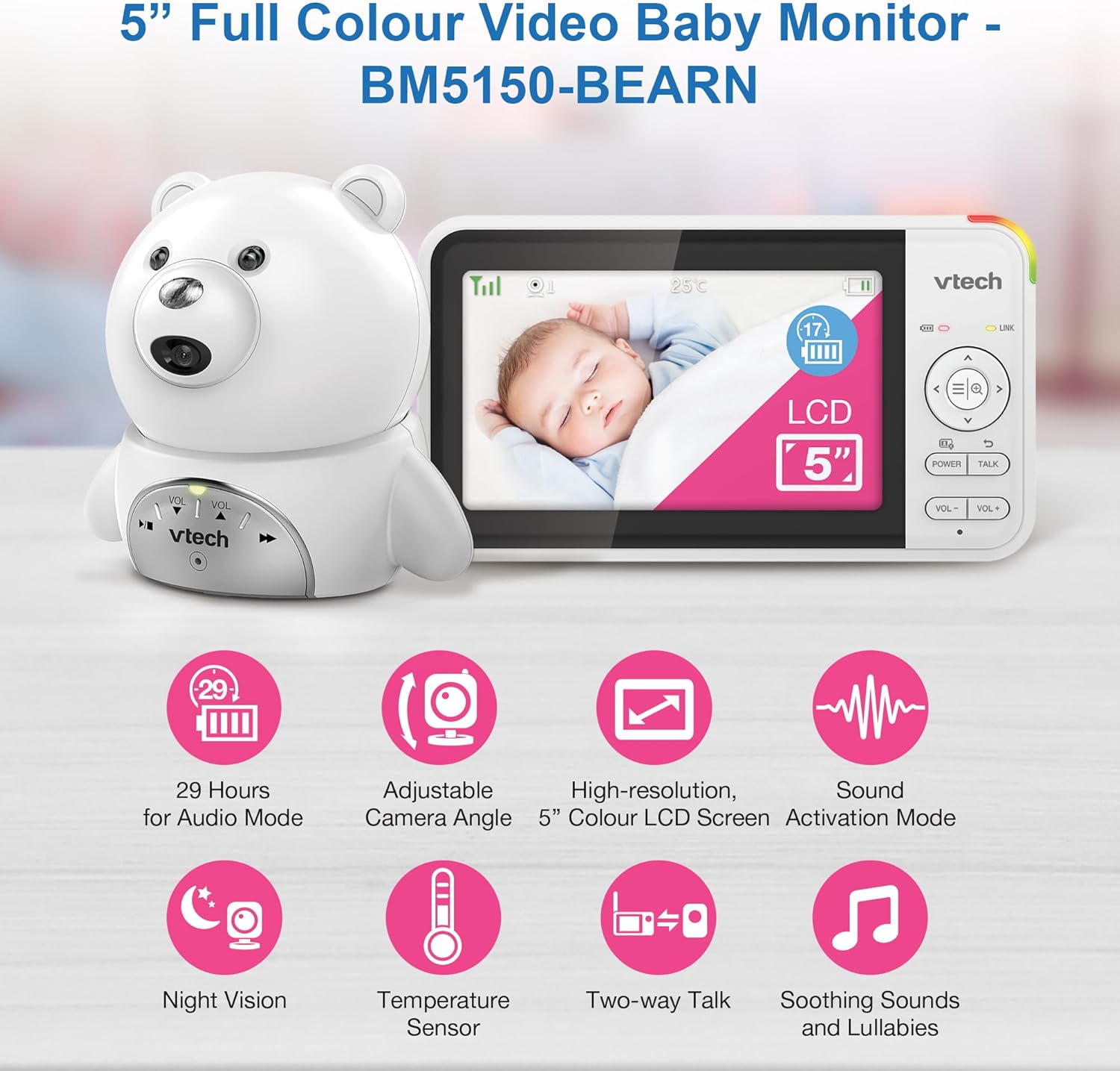Vtech BM5150 kamerás babaőrző