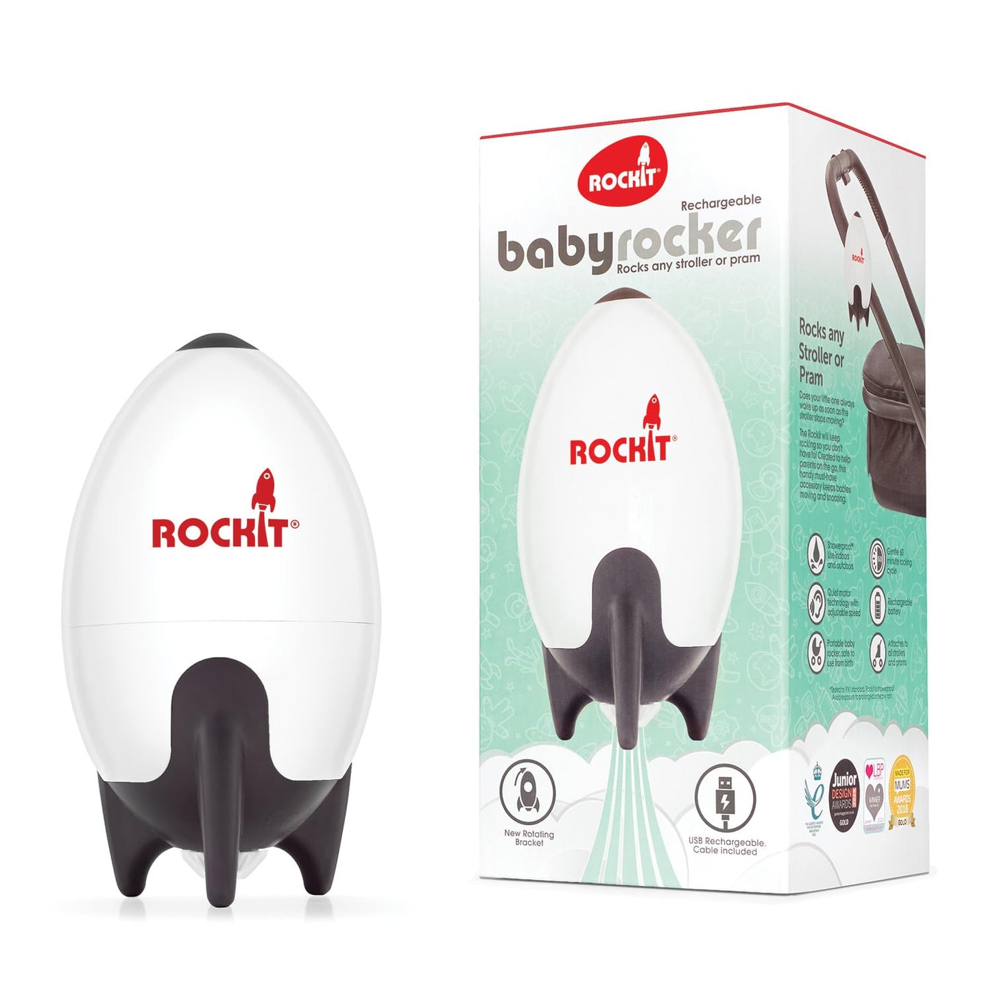 Rockit Rocker MK2 babakocsi ringató tartalék pánttal