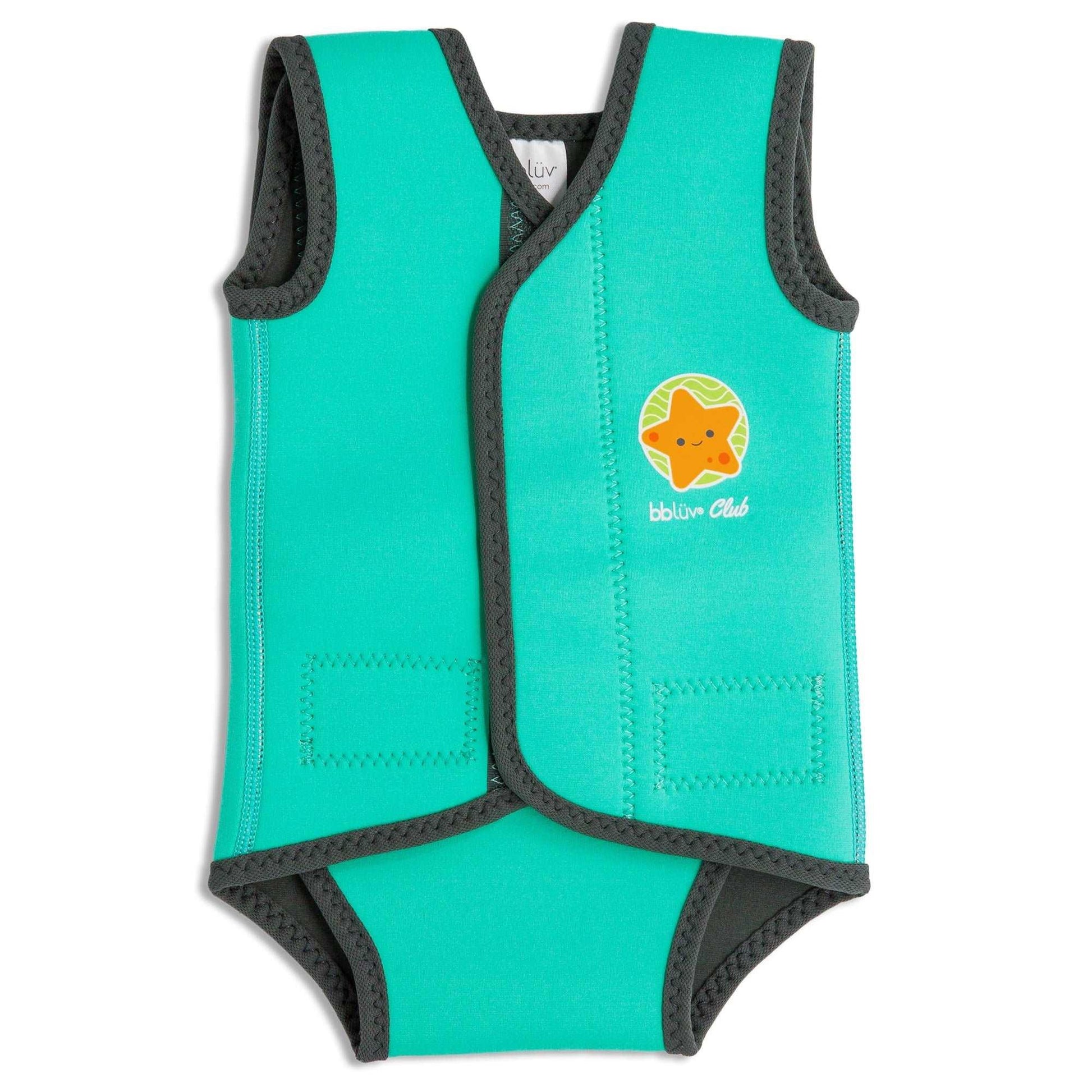 Bblüv Wrap neoprén baba úszódressz aqua / 0-6 hó
