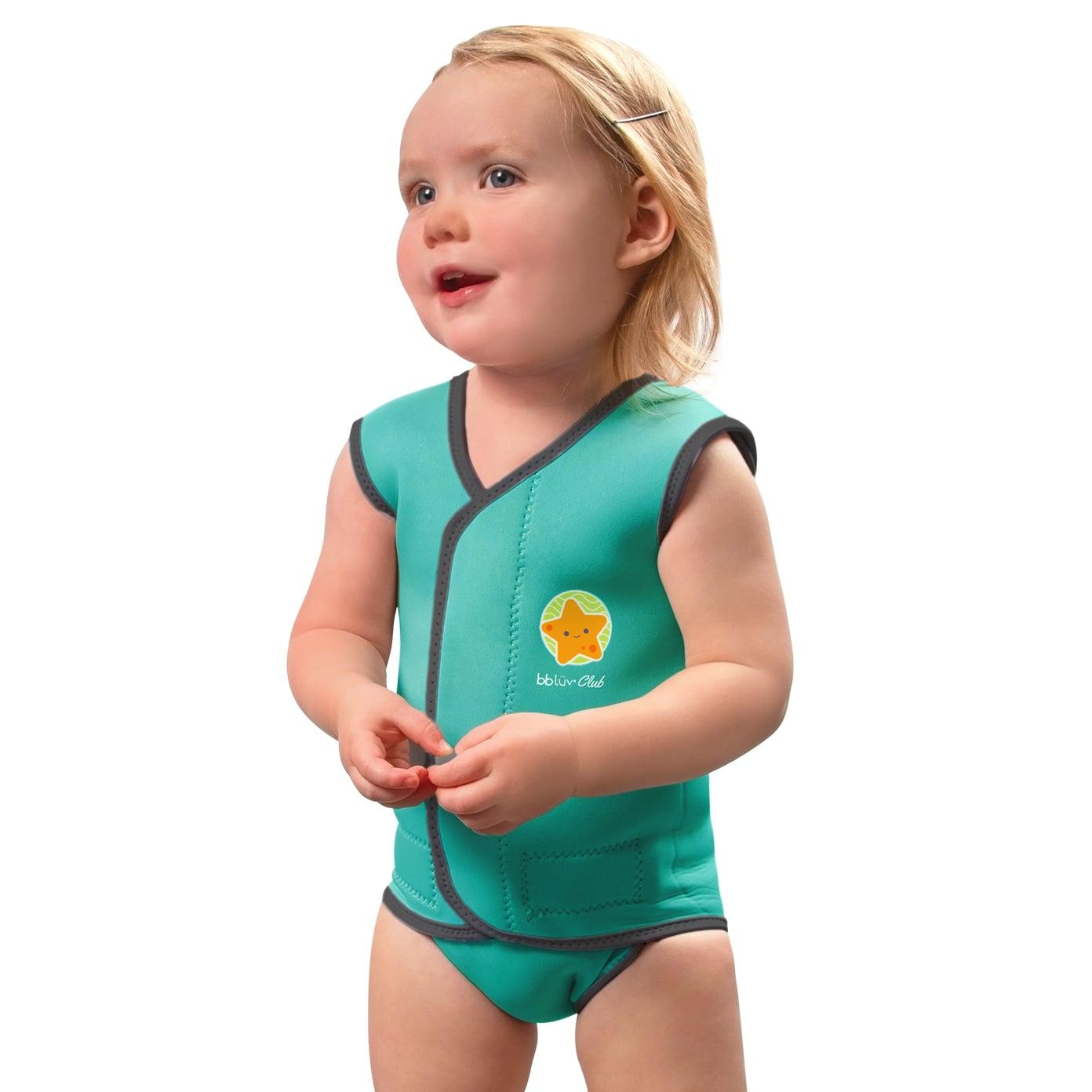 Bblüv Wrap neoprén baba úszódressz aqua / 0-6 hó,szürke / 0-6 hó,aqua / 6-18 hó,szürke / 6-18 hó