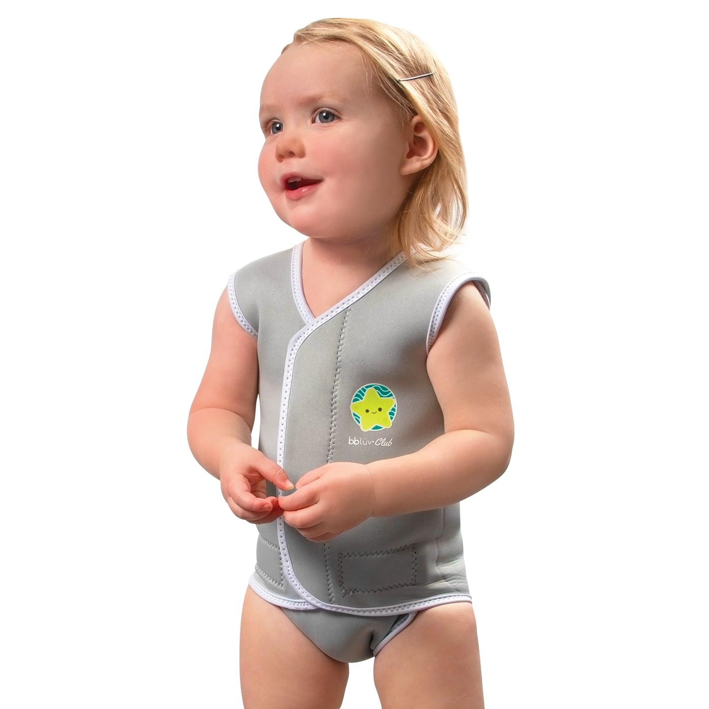 Bblüv Wrap neoprén baba úszódressz aqua / 0-6 hó,szürke / 0-6 hó,aqua / 6-18 hó,szürke / 6-18 hó