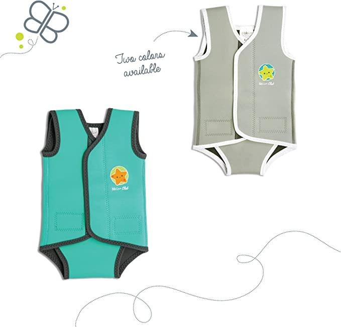 Bblüv Wrap neoprén baba úszódressz aqua / 0-6 hó,szürke / 0-6 hó,aqua / 6-18 hó,szürke / 6-18 hó