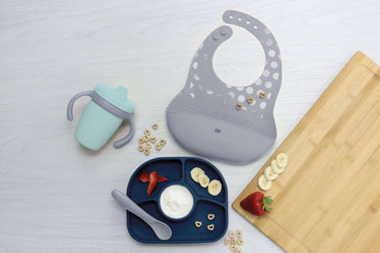 Bblüv Set szilikon etetési szett Navy,Violet
