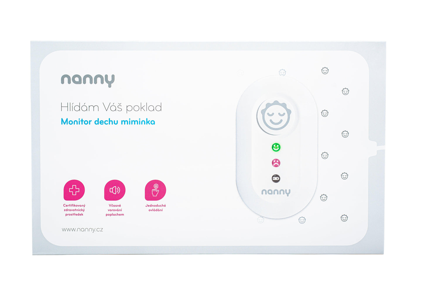 Jablotron Nanny légzésfigyelő készülék