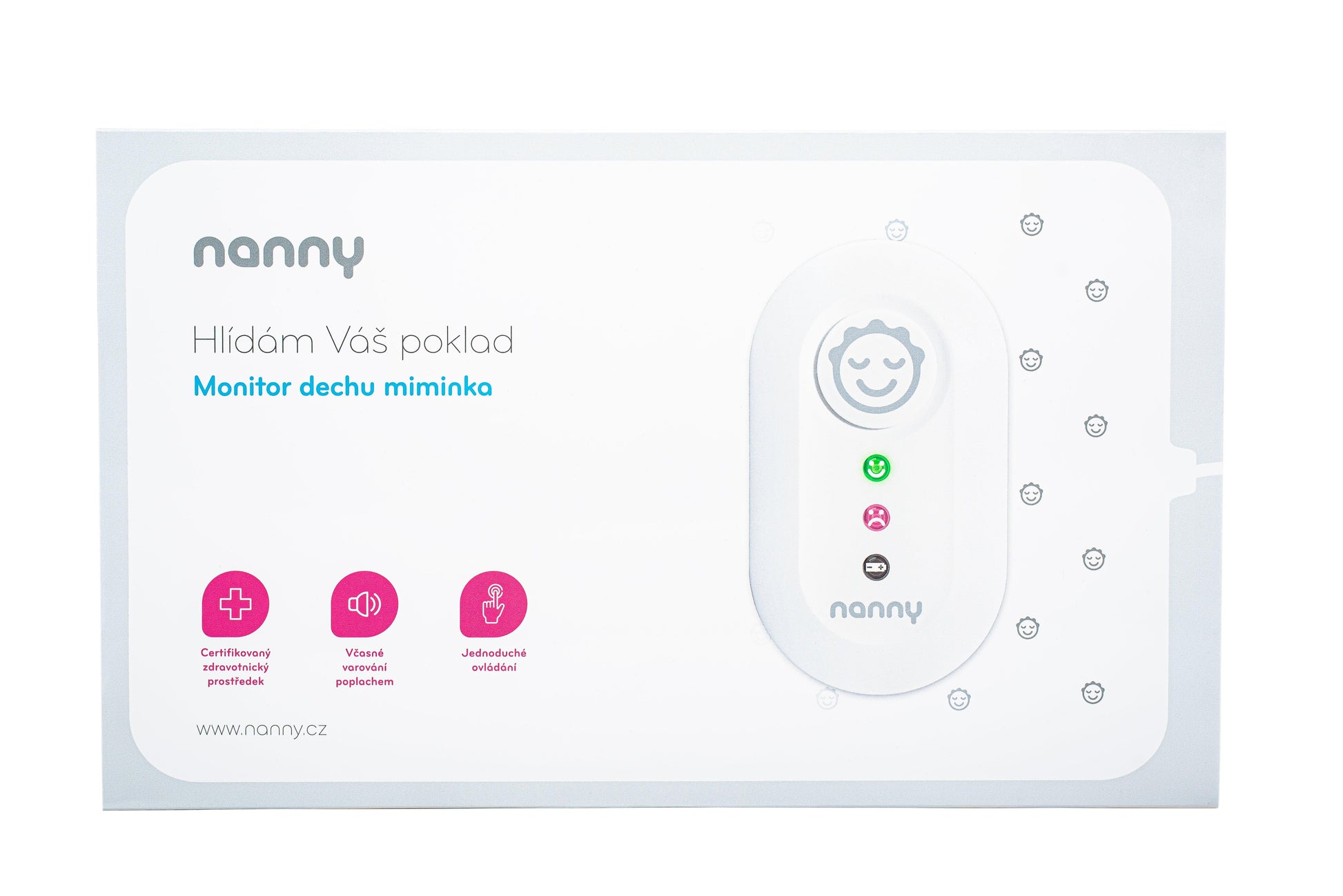 Jablotron Nanny légzésfigyelő készülék