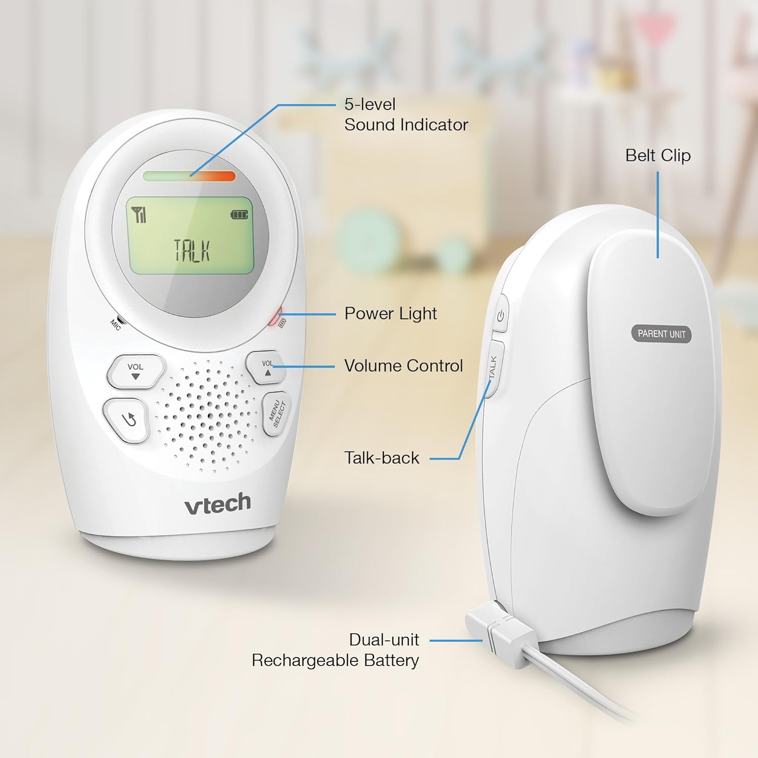 Vtech DM 1211 kétirányú audió babaőrző