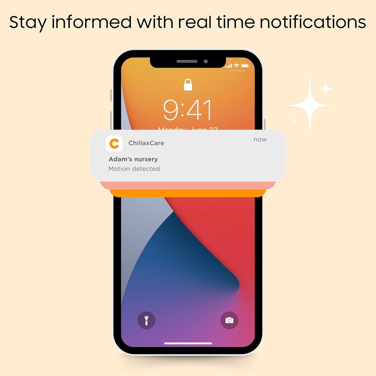 Chillax DM568 Smart Candle 5" babaőrző