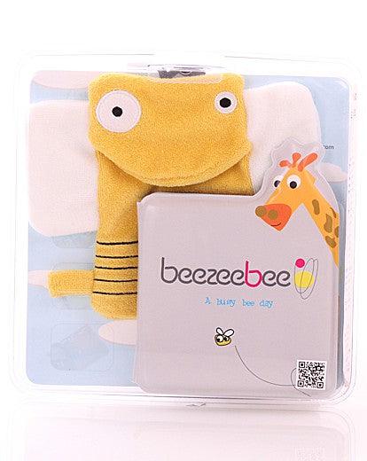 Beezeebee Fürdőkönyv és kesztyűbáb Méhecskés