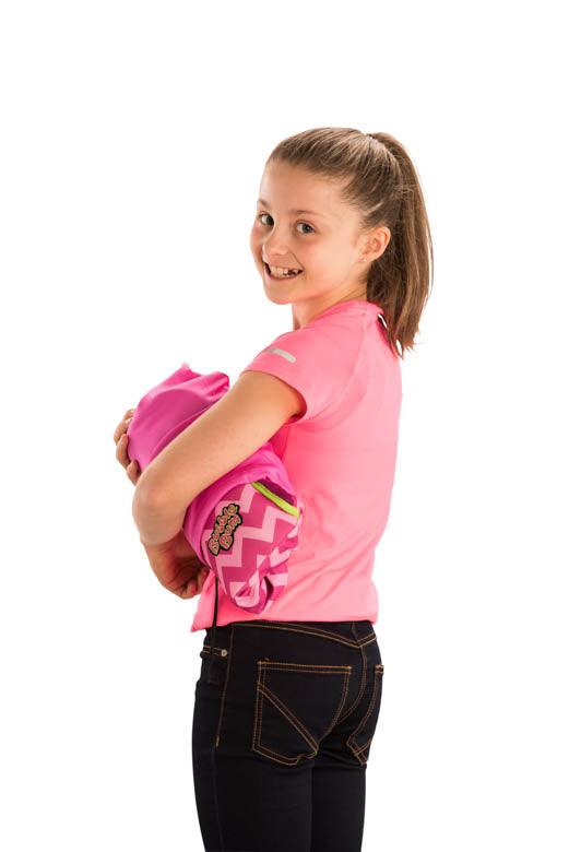 Bubblebum felfújható autós ülésmagastíó fekete,rózsaszín