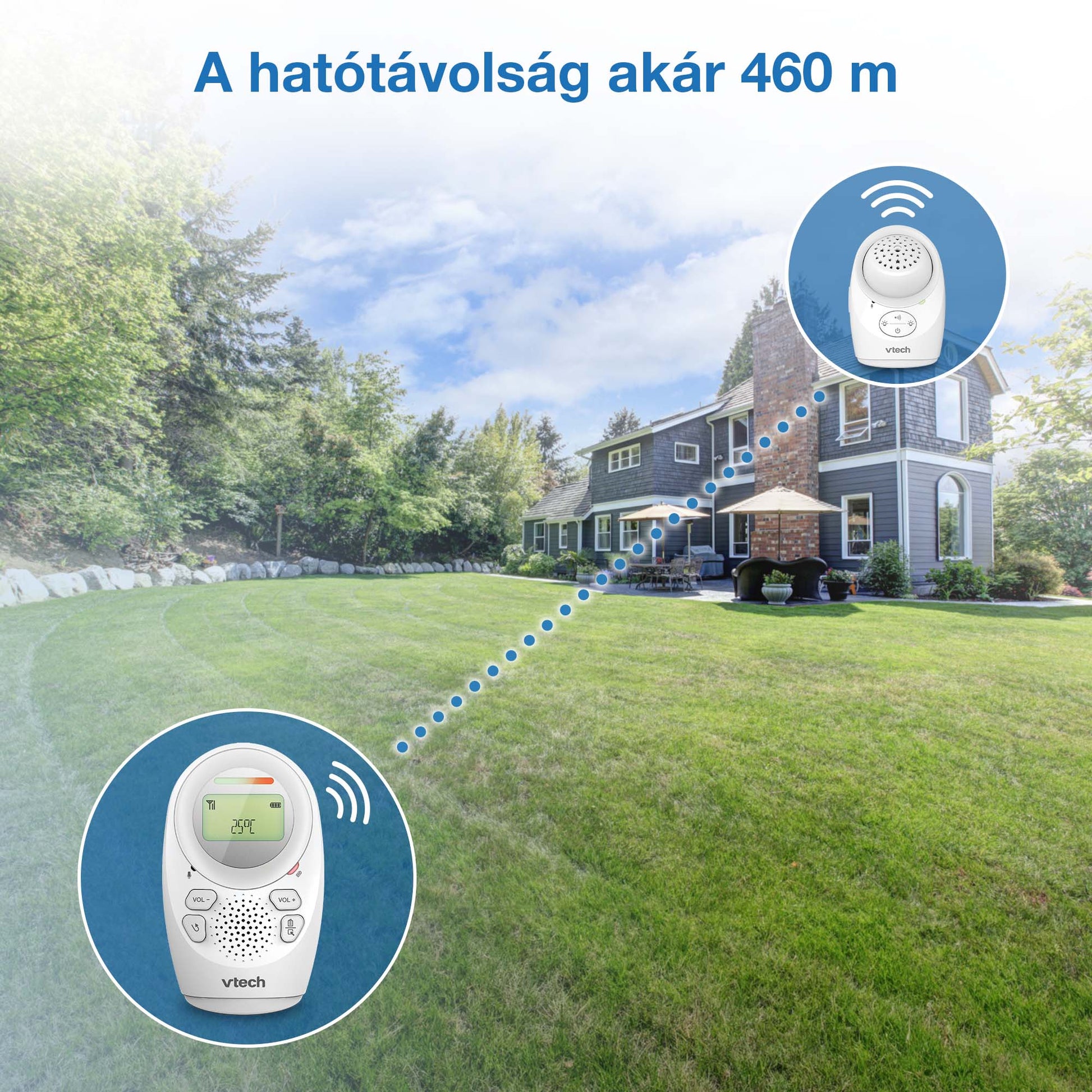 Vtech DM 1212 kétirányú audió babaőrző