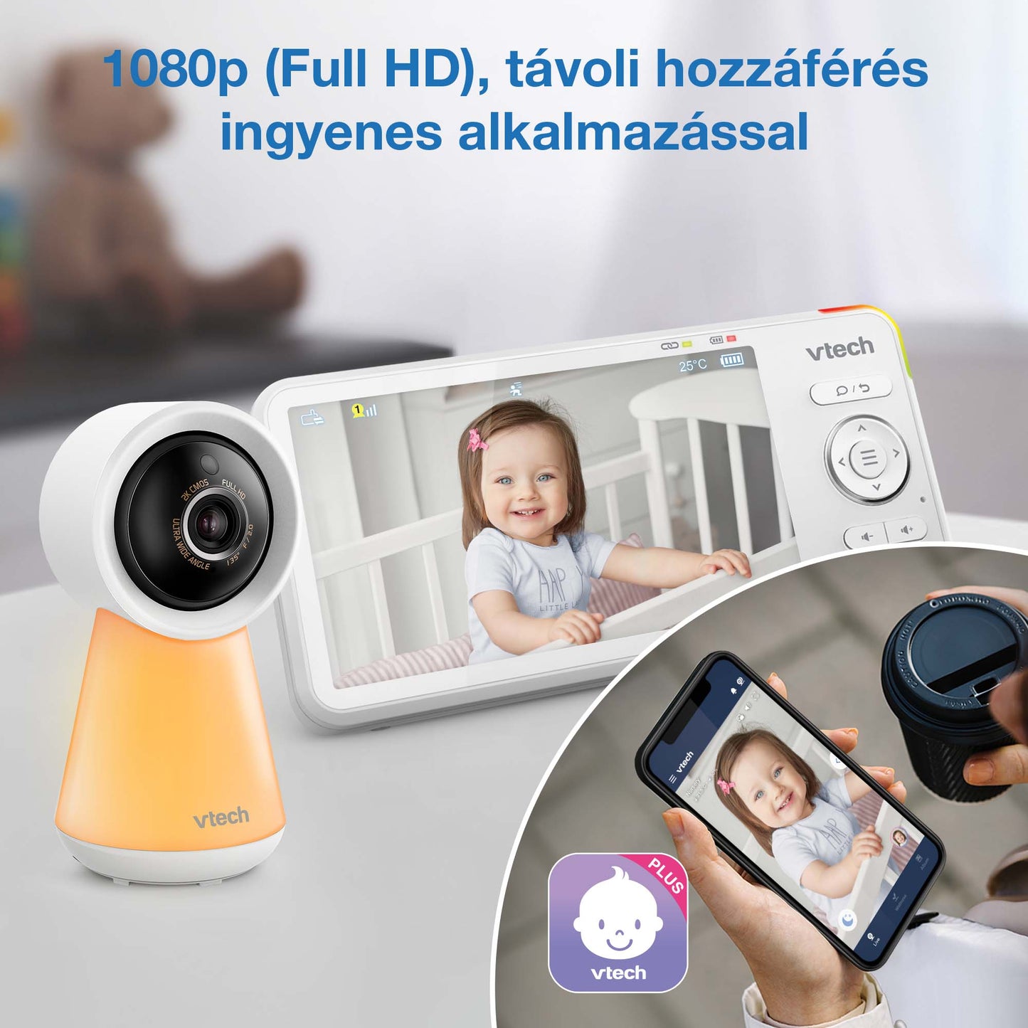 Vtech RM5756HD wi-fi kamerás babaőrző