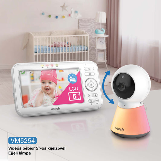 Vtech VM5254 Digitális kamerás babaőrző adaptív éjszakai fénnyel