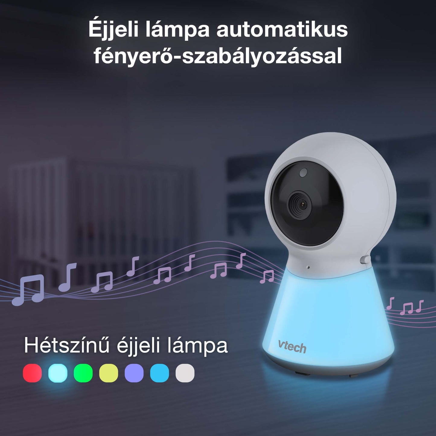 Vtech VM5254 Digitális kamerás babaőrző adaptív éjszakai fénnyel