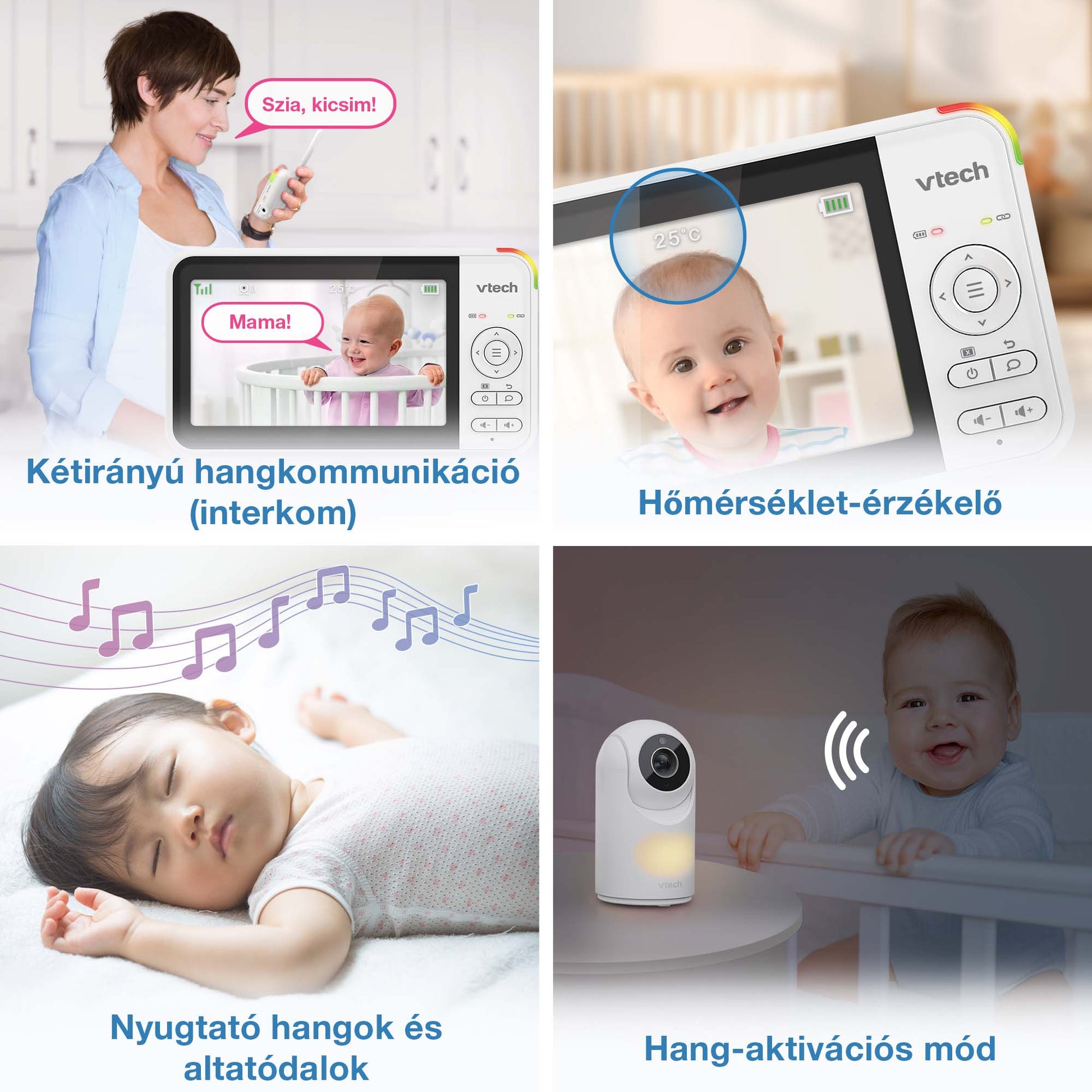 Vtech VM5367 forgatható és dönthető kamerás babaőrző