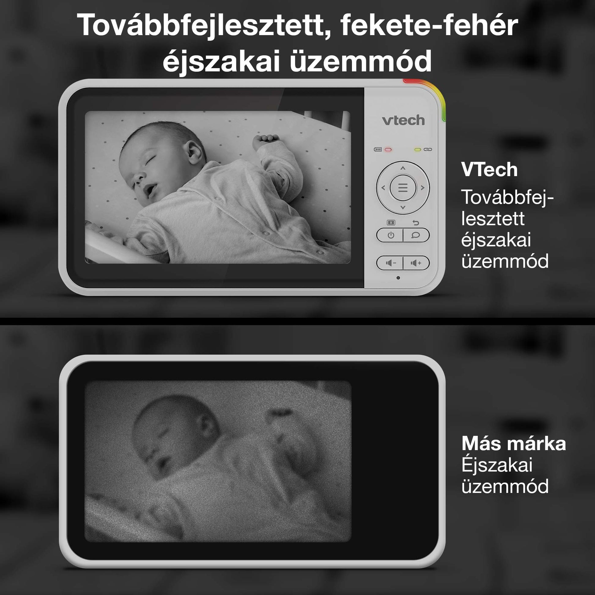 Vtech VM5367 forgatható és dönthető kamerás babaőrző