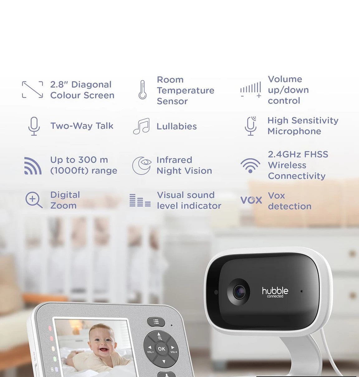 Hubble Explore kamerás babaőrző